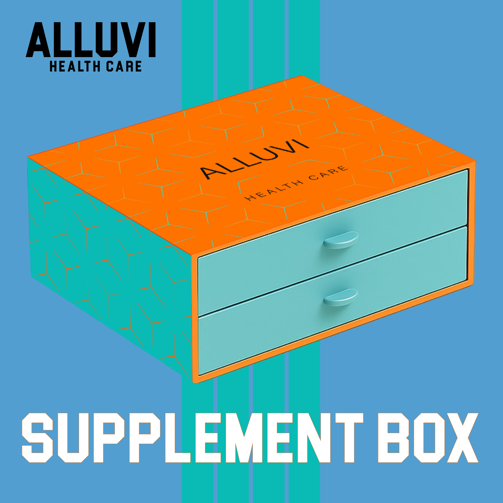 Alluvi Supplement Box – Daily Wellness & Recovery Essentials Alluvi Supplement Box with curated daily wellness and recovery supplements